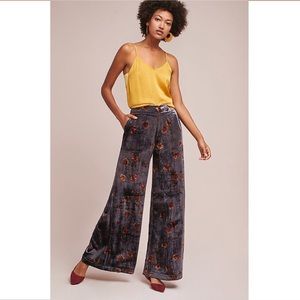 Jessie Velvet Wide Legged Pants by ett:twa
